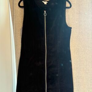 Joe Fresh Black Mini Dress with Zipper